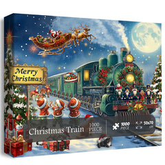 Christmas Train Puzzle de 1000 pièces