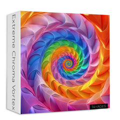 Extreme Chroma Vortex Jigsaw Puzzle 1000 Pieces