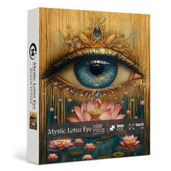 Puzzle de 1000 pièces Oeil de Lotus Mystique