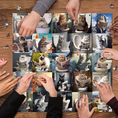 Puzzle Jigsaw Chats Potty 1000 Pièces