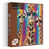 Fabric Giraffe Jigsaw Puzzles 1000 Pieces