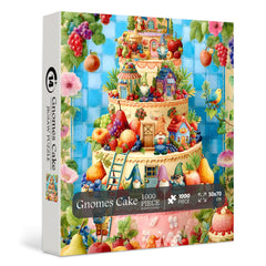 Gnomes Cake Jigsaw Puzzle 1000 Pieces