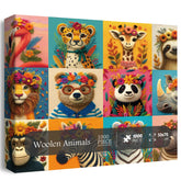 Woolen Animals Jigsaw Puzzle 1000 Pieces