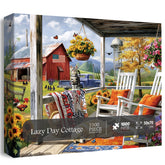 Lazy Day Cottage Jigsaw Puzzle 1000 Pieces