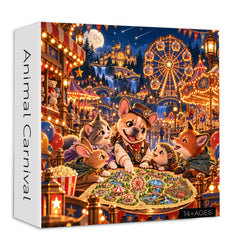 Animal Carnival Jigsaw Puzzle 1000 Pieces