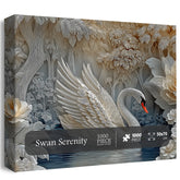 Swan Serenity Jigsaw Puzzle 1000 Pieces