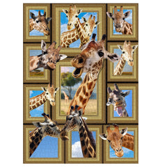 Puzzles Jigsaw Girafes Sauvages 1000 Pièces