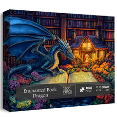 Verzaubertes Buch Drachen Puzzle 1000 Teile