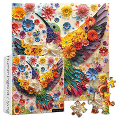 Hummingbird Flying Jigsaw Puzzles 1000 Pieces
