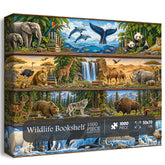 Wildlife Bookshelf Jigsaw Puzzle 1000 Pieces