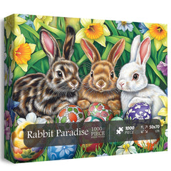 Puzzle de 1000 pièces Paradis des Lapins