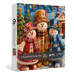 Patchwork Snow Pals Jigsaw Puzzle 1000 Pieces