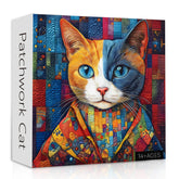 Patchwork Cat Jigsaw Puzzles 1000 Pieces