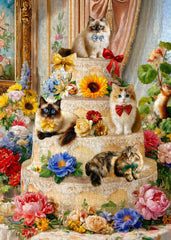 Cat Feast Puzzle de 1000 pièces