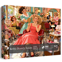 Retro Beauty Salon Jigsaw Puzzle 1000 Pieces