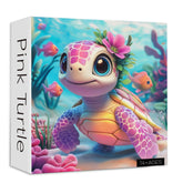 Pink Turtle Jigsaw Puzzle 1000 Pieces