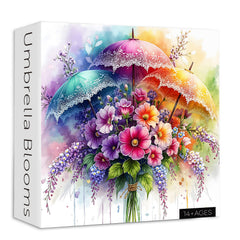 Umbrella Blooms Jigsaw Puzzle 1000 Pieces