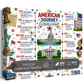 Puzzle chronologique historique américain 1000 pièces