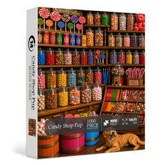 Candy Shop Pup Jigsaw Puzzle 1000 Pieces