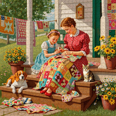 Porch Craft Time Jigsaw Puzzle 1000 Pieces