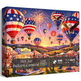 Hot Air Balloon Carnival Jigsaw Puzzle 1000 Pieces