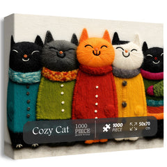Puzzle 1000 Pièces — Chat Confortable
