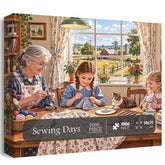 Sewing Days Jigsaw Puzzle 1000 Piece