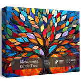 Blossoming Fabric Tree Jigsaw Puzzle 1000 Piece