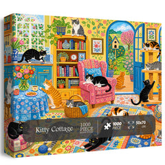 Kitty Cottage Jigsaw Puzzle 1000 Piece