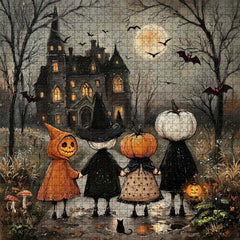 Friends’ Halloween Walk Jigsaw Puzzle 1000 Piece