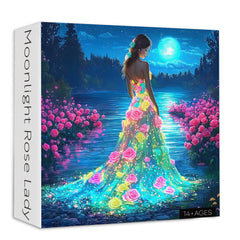 Moonlight Rose Puzzle Lady 1000 Pièces