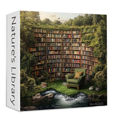 Natural's Library Jigsaw Puzzle 1000 Pieces