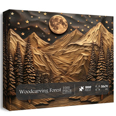 Puzzles en bois de la forêt 1000 pièces