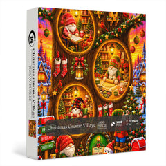 Christmas Gnome Village Jigsaw Puzzle 1000 Piece