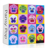 Puzzle en forme de pensée Pansy Pop 1000 pièces