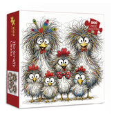 The Scruffy Chicks Jigsaw Puzzle 1000 Pieces