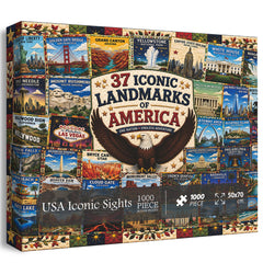 Iconic Sights Jigsaw Puzzle 1000 Piece