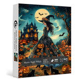 Mystic Night Witch Jigsaw Puzzle 1000 Pieces