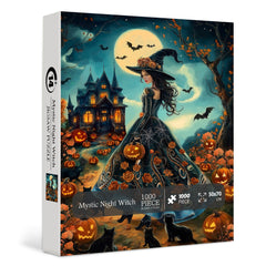 Mystic Night Witch Jigsaw Puzzle 1000 Pieces