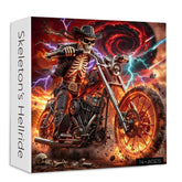 Skeleton’s Hellride Jigsaw Puzzle 1000 Piece