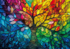 Puzzle en bois iridescent 1000 pièces