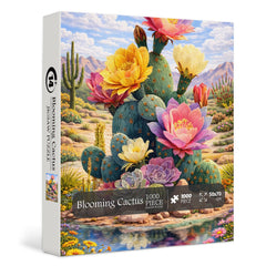 Blooming Cactus Jigsaw Puzzle 1000 Pieces