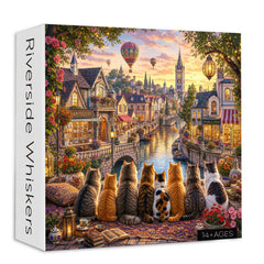 Riverside Whiskers Jigsaw Puzzle 1000 Piece