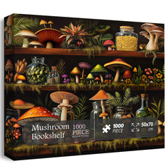 Puzzle de 1000 pièces Bibliothèque Champignon