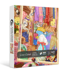 Puzzle Jigsaw Cozy Closet 1000 Pièces