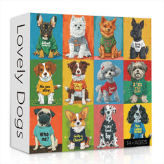 Puzzle de chiens adorables 1000 pièces
