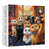 Cats dans l'objectif Puzzle en bois 1000 pièces