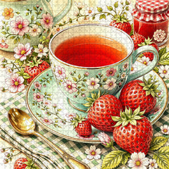 Strawberry Time Jigsaw Puzzle 1000 Piece
