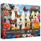 Puzzle Jardin aux Papillons 1000 pièces