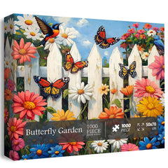 Puzzle Jardin aux Papillons 1000 pièces